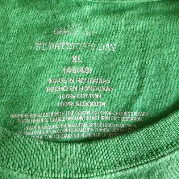 Cool green LUCKY tee men's XL - Picture 3 of 4